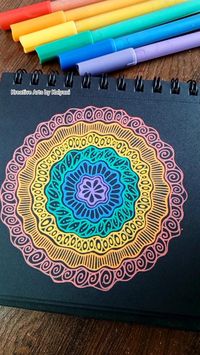 #pridechallenge #rainbow #aesthetic #doodle #mandala