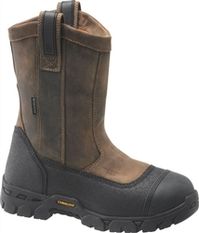 Carolina Waterproof Ranch Wellington Boot This men's pull-on leather ranch wellington Carolina work boot features a waterproof SCUBALINERâ„¢ membrane and a breathable mesh lining.