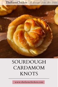 A sourdough Swedish recipe, this Sourdough Cardamom Knots Recipe is so good! Shaping them is easy and fun. The cardamom pairs beautifully with the Brown Sugar Vanilla glaze. I would say this is a Fancy Farm Food. It's an easy decision to say yes to making these delicious Sourdough Cardamom Buns.