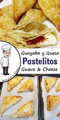 Guayaba y queso pastelitos are a wonderful Cuban pastry that are one of Miami's best kept secrets. Light, flaky, fruity and just plain delicious treats that can be found along with a cafecito (Cuban style espresso coffee) at restaurants and walk up coffee windows everywhere.