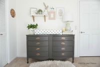 Cherry Dresser Makeover to Natural Wood Finish - Forrester Home