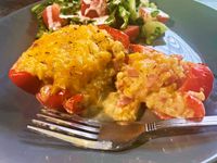 These low-carb and gluten-free Ham and Cheese Stuffed Peppers will make the most amazing dinner for any night of the week. Tender-baked bell peppers filled with the ultimate cheese ham and cheese cauliflower rice. You won’t believe how easy this stuffed bell pepper recipe is and how much your entire…