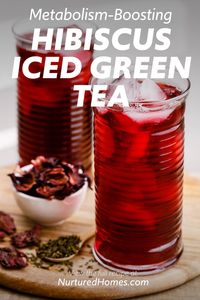 Metabolism-Boosting Iced Hibiscus Green Tea - Nurtured Homes