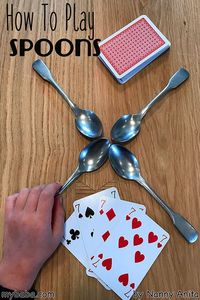 How to play spoons. A fast paced card game, perfect for family games night.