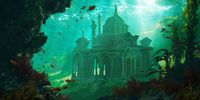 ArtStation - Underwater castle, Anna Razvadovskaya