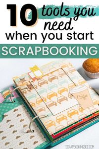 Are you getting started scrapbooking and not sure what tools and supplies you need to get started? We've listed the ten tools you need to get started with brand recommendations.