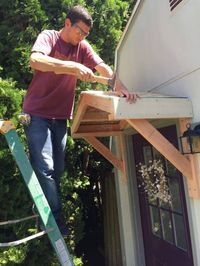 How to Build a Gable Roof over a Front Door