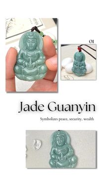  

Wearing the jade Guanyin can help you feel calm in your soul...

FIND YOUR OWN: 

https://www.etsy.com/hk-en/JadeousJade/listing/1267325215/real-green-jade-gwan-yin-necklace-china

