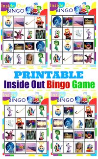 Inside Out Inspired Activites and Games: Fun for the Whole Family!