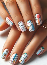 Abstract Nail Art: It's Not Just Random Splotches (We Promise!) | Pocoko