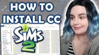 In this video, I'm showing you how to install custom content and mods for The Sims 2 - from the very beginning. How to download, extract, install, and tips on installing CC.