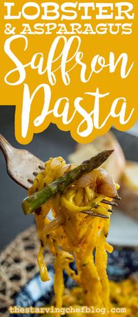 The Starving Chef | Amazing Ohio City Pasta with lobster and asparagus in a lemon butter sauce!