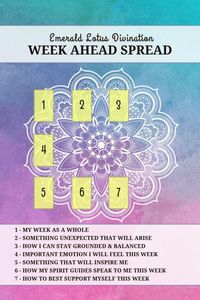 Tarot Spread - Week Ahead — Emerald Lotus Divination