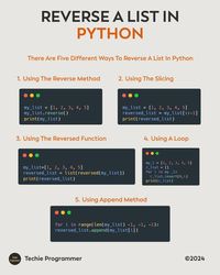 Reverse a list in Python #sql #javascripts #dataanalytics #programminglife #interview #iot #projects #database #programming