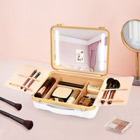 ad eBay - Travel Makeup Bag Case Storage USB Portable Makeup Box with LED Light & Mirror - Buy Now, click the link (eBay)