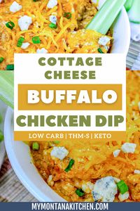 🔥 Craving buffalo chicken dip but want a healthier option? Try this protein-packed Cottage Cheese Buffalo Chicken Dip! It's creamy, spicy, and perfect for low-carb and high-protein diets. 🥳 Great for game day or meal prep! #HealthyDips #KetoRecipes #BuffaloChickenDip