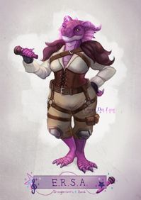 dragonborn bard pirate woman - Google Search