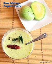 Raw Mango Yogurt Curry | Raw Mango Recipes - Udupi Recipes