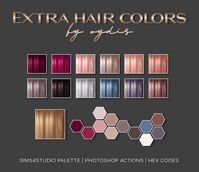 Resources - Extra Hair Colors | oydis on Patreon