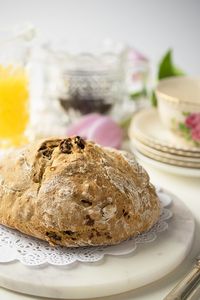 Woman in Real Life: Quick Vegan Cinnamon Raisin Soda Bread Recipe