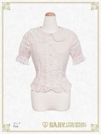 BTSSB Lolita Pink Snow Dot Blouse ♡