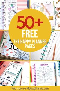 Dive into our comprehensive collection of free printable planner pages—50+ templates for The Happy Planner and beyond. Organize your life with creative inserts, from mood trackers to budget planners. Start crafting your ideal planner today!