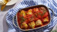 Vegetarian cabbage rolls