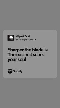 wiped out! lyrics by the neighbourhood