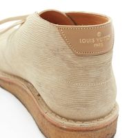 LOUIS VUITTON taupe sand epi suede crepe sole ankle desert boot UK5 EU39 For Sale at 1stDibs