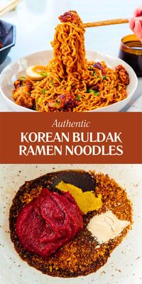 You can't go wrong with this quick and easy recipe for Buldak Ramen, a spicy red Korean noodle dish that's bursting with flavor. Ideal for spice enthusiasts, this ramen is a crowd-pleaser and a great addition to your recipe collection. Click to read the recipe or save this pin for a fiery noodle experience! #BuldakRamen #SpicyNoodles #KoreanCuisine #EasyRecipes #SpicyRed #RamenRecipes #NoodleDishes