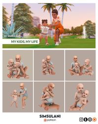 #416 Pose Pack | My kids, my life (free <3) | Patreon