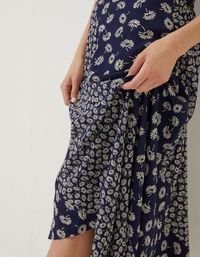 Navy Naomi Daisy Midi Skirt, Skirts | FatFace.com