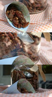 Slow cooker glazed nuts