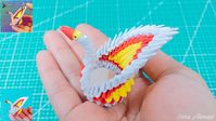 How to make 3d origami very small Swan 3