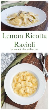 Lemon Ricotta Ravioli