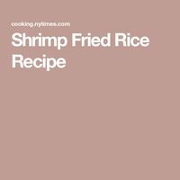 Shrimp Fried Rice Recipe