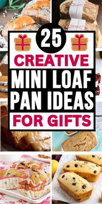 Fun mini loaf pan recipes! Easy recipes for mini loaf pans include sweet & savory bread ideas with apple, lemon, cinnamon, pumpkin, gingerbread, red velvet, zucchini, or banana! Mini loaf pan cakes, food gift ideas for Thanksgiving, Christmas, small loaf cakes, mini cake pan ideas, mini dessert for bake sale, mini loaf pan recipes desserts, mini loaf pan bread recipes, mini breads loaves, mini loaf ideas, small loaf cakes, holiday quick breads, pampered chef stoneware, sweet breads, brunch ...