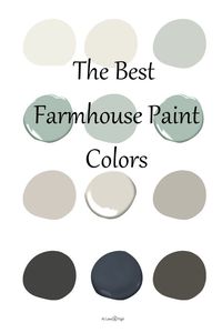 Today we will discuss 12 of the best modern farmhouse paint colors that you can use in your home.