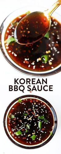 This Korean Barbecue Sauce recipe is so simple to throw together. I love the toasted sesame oil, Sambal Oelek, and brown sugar. It's sweet, spicy, and salty. This Korean BBQ Sauce is delicious on grilled chicken, BBQ steak, and makes a yummy vegetarian stir fry. Another bonus? It's gluten free. via @RandaDerkson