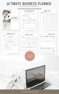 This printable Daily Business Planner is made to help you get crystal-clear on your priorities and manage your time like a pro! Designed for stress-free daily planning and more time living life simply. Each page has a unique and personalized purpose that will help you create a routine that will keep you organized and productive.