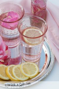 Refreshing Rose #Lemonade   #summer #mocktail #Ramadan #myRamadanIftar