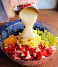 Fruit Salad With Condensed Milk Dressing 4