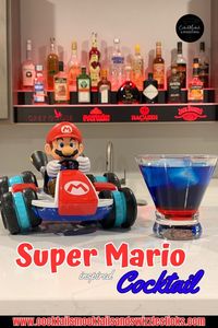 So whether your firing up your old system or new one, schooling your kids in a classic video game from your day, watching the characters come to life on the big screen or just want something delicious and fun to drink. Grab your Super Mario Inspired Cocktail, pick your favorite character and Lets a-go!