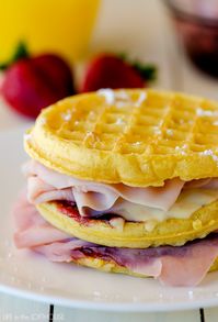 Monte Cristo Waffle Sandwiches have layers of ham, turkey, cheese and raspberry jam placed between golden waffles. These are delicious and perfect for a Sunday brunch or easy dinner. I was more than ready for Spring to arrive and now it’s finally here! I love this time of year and being outside with my family....