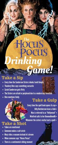 Hocus Pocus Drinking Game!