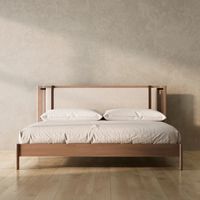 The Join Bed by GRAYN is handcrafted by experts in Vermont in the same family-owned business that produces Copeland Furniture. Every piece is crafted of solid oak with options for Libeco Linen or Crypton Boucle headboard cushion. Exclusive to Urban Natural.