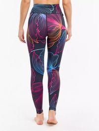 Pre dokonalý a originálny outfit Mallas de gimnasio alegres Flores abstractas