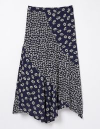 Navy Naomi Daisy Midi Skirt, Skirts | FatFace.com