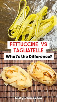 While these thick and long kinds of pasta almost look similar, there is a difference in how they're made. Visit this article to know the differences between fettuccine and tagliatelle. fettuccine vs tagliatelle | is tagliatelle the same as fettuccine | the difference between fettuccine and tagliatelle | keto dinner recipes | healthy lunch ideas | dinner ideas | breakfast ideas | easy healthy dinner recipes