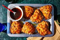 Air Fryer Fried Chicken with Hot Honey